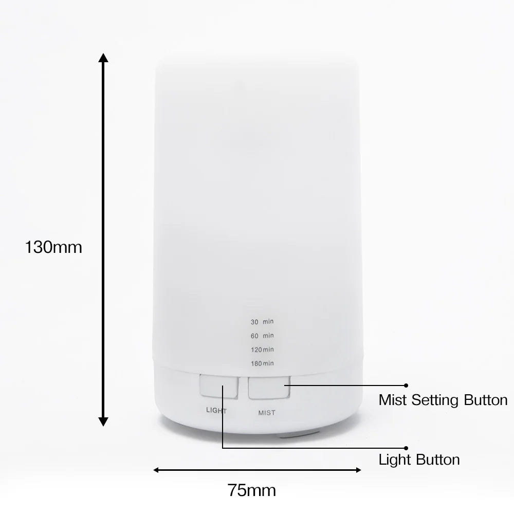 Umidificator Aromaterapie USB cu LED, 500ml