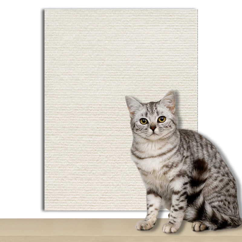 Trimmable Self-Adhesive Carpet Cats Scratch Board Wall Anti Cat Scratch Sofa Diy Cats Scratch Board Sofa Protection Paws Sharpen