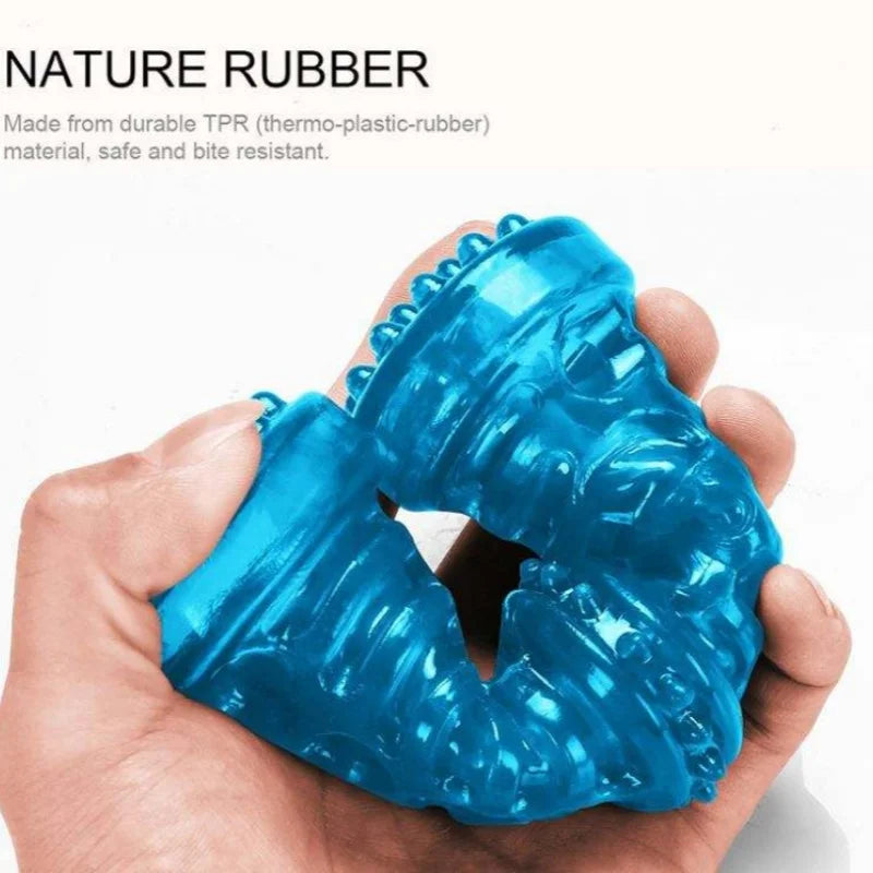 Tough Chew Toy for Power Chewers — Durable Dental Dog Toy