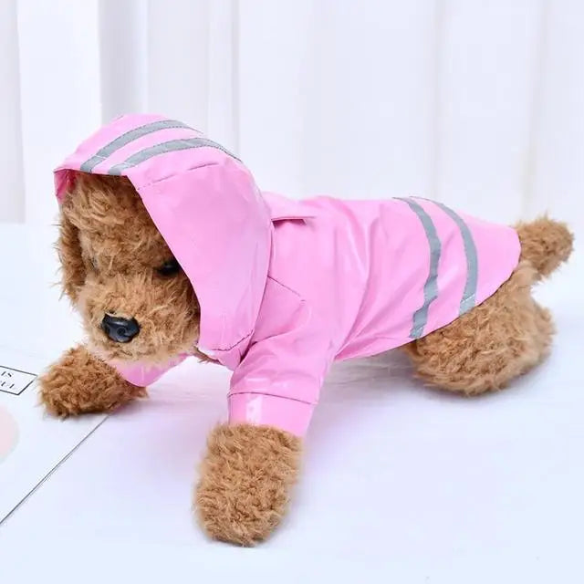 Waterproof Dog Raincoat — Reflective Hooded