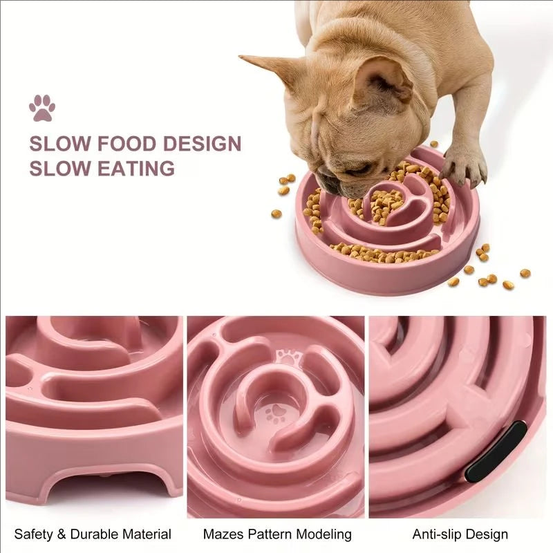 Slow Feeder Dog Bowl — Anti-Bloat & Enrichment