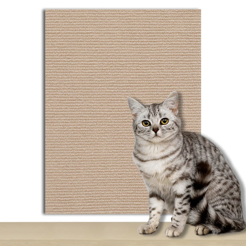 Trimmable Self-Adhesive Carpet Cats Scratch Board Wall Anti Cat Scratch Sofa Diy Cats Scratch Board Sofa Protection Paws Sharpen