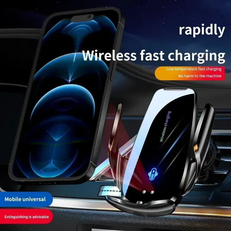 Suport Auto Magnetic cu Încărcare Wireless 15W
