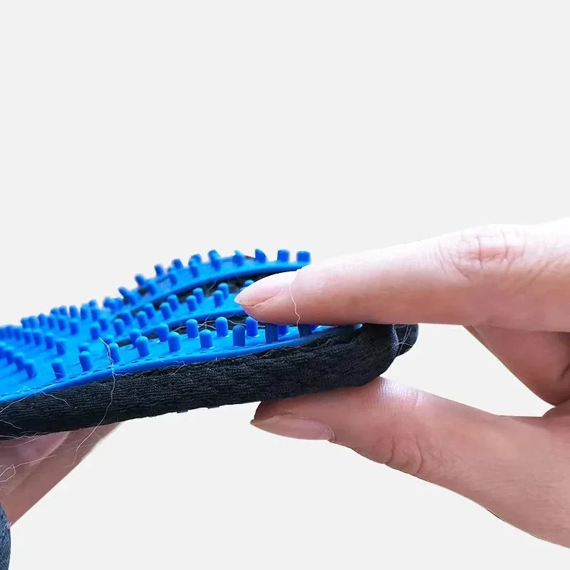 Silicone Pet Grooming Glove — Deshedding & Massage