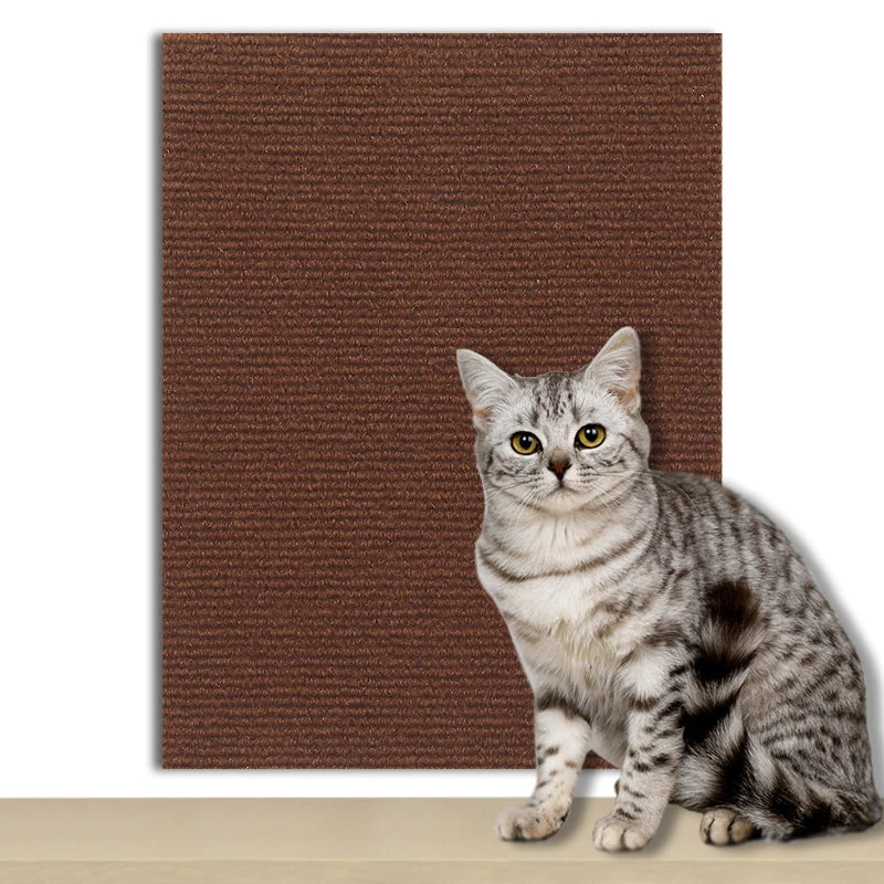 Trimmable Self-Adhesive Carpet Cats Scratch Board Wall Anti Cat Scratch Sofa Diy Cats Scratch Board Sofa Protection Paws Sharpen