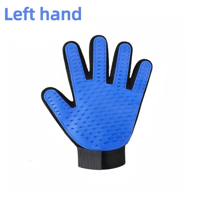 Silicone Pet Grooming Glove — Deshedding & Massage