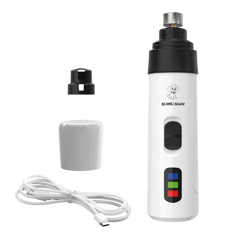 Electric Pet Nail Grinder — USB Rechargeable