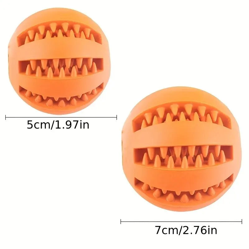 Treat-Dispensing Chew Ball for Dogs — Slow Feeder & Boredom Buster