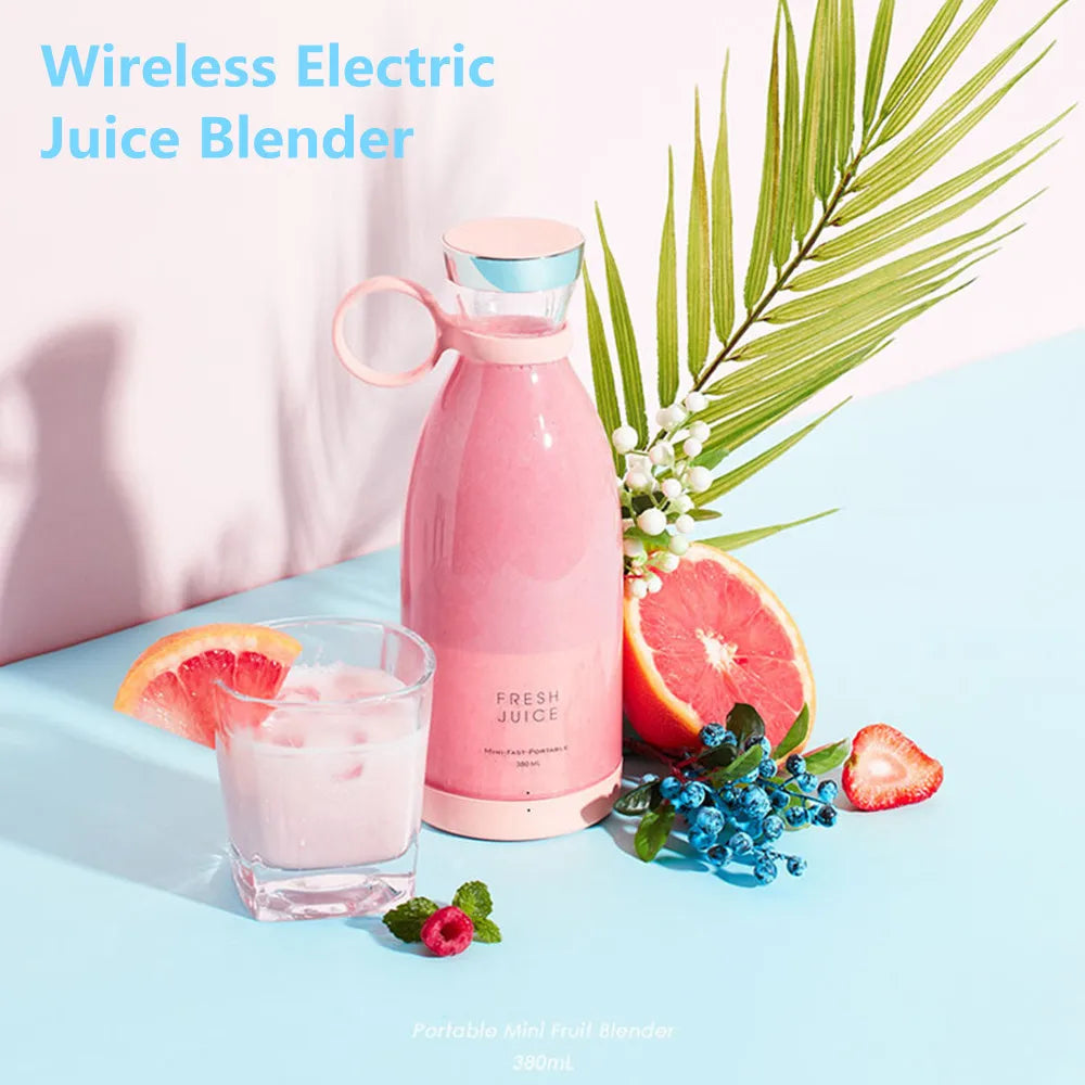 Blender Portabil USB-C 350ml 6 Lame Inox