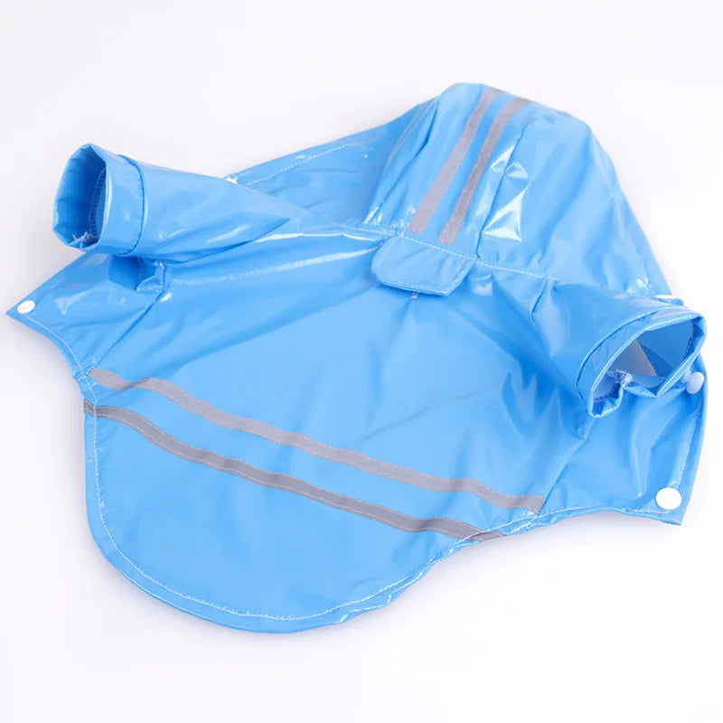 Waterproof Dog Raincoat — Reflective Hooded