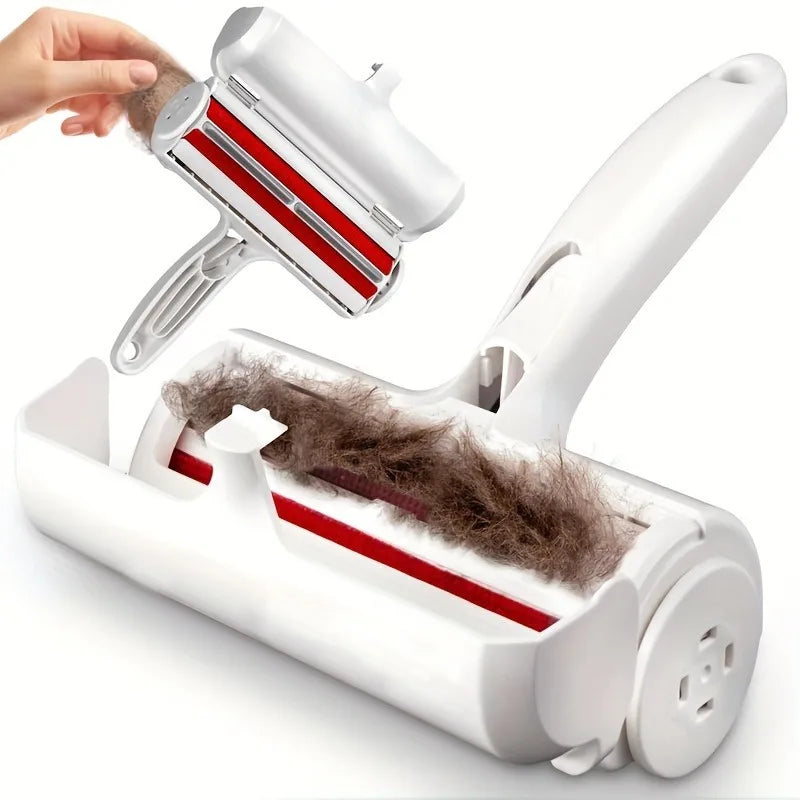 Reusable Pet Hair Remover Roller — Self-Cleaning