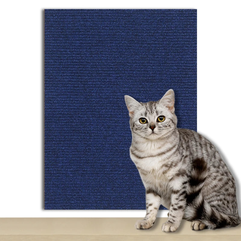 Trimmable Self-Adhesive Carpet Cats Scratch Board Wall Anti Cat Scratch Sofa Diy Cats Scratch Board Sofa Protection Paws Sharpen