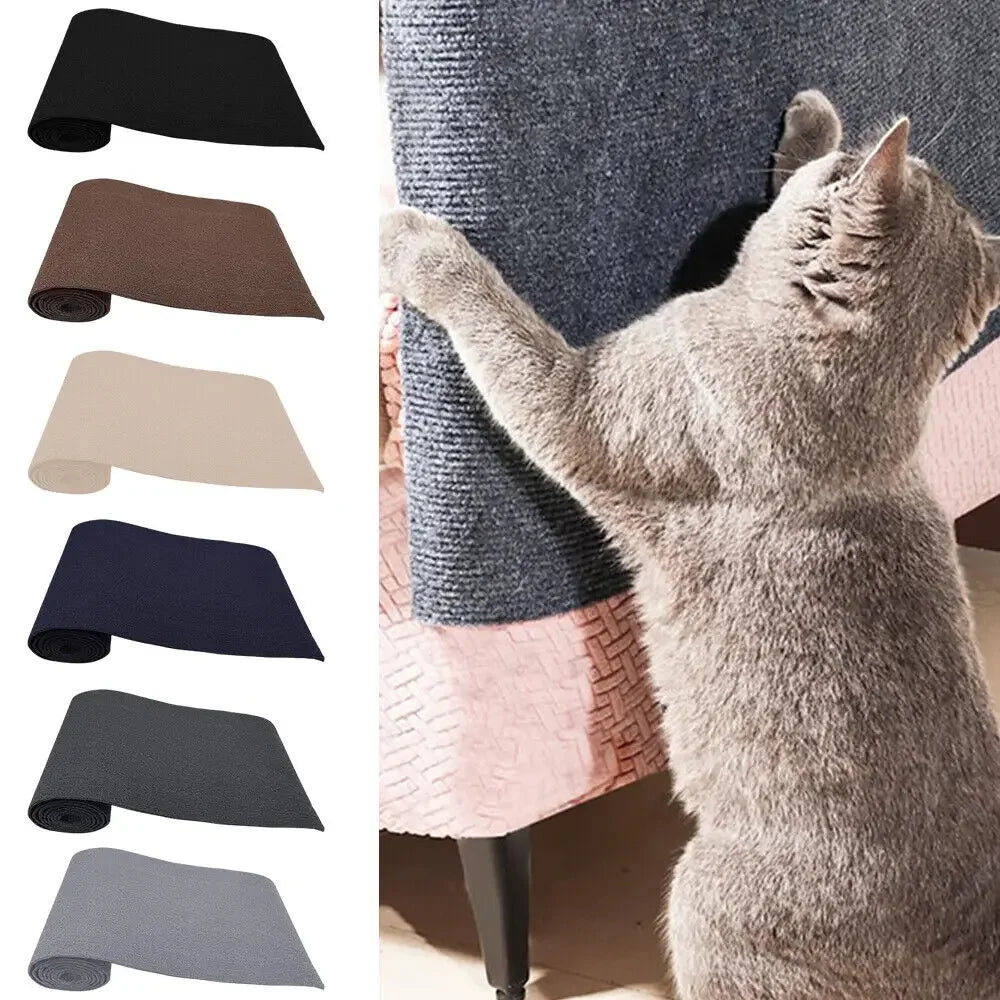 Trimmable Self-Adhesive Carpet Cats Scratch Board Wall Anti Cat Scratch Sofa Diy Cats Scratch Board Sofa Protection Paws Sharpen