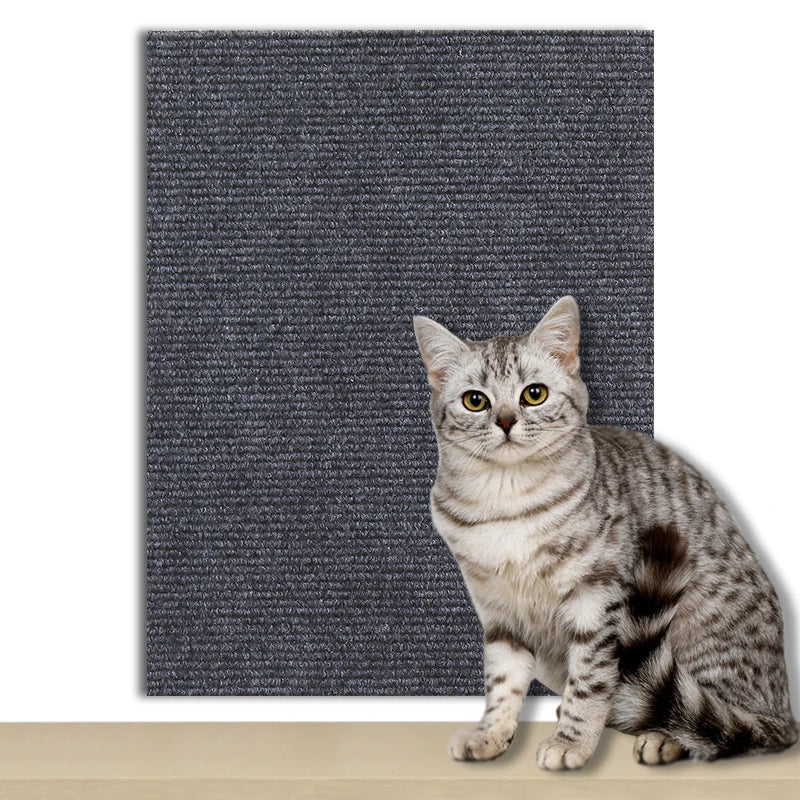 Trimmable Self-Adhesive Carpet Cats Scratch Board Wall Anti Cat Scratch Sofa Diy Cats Scratch Board Sofa Protection Paws Sharpen