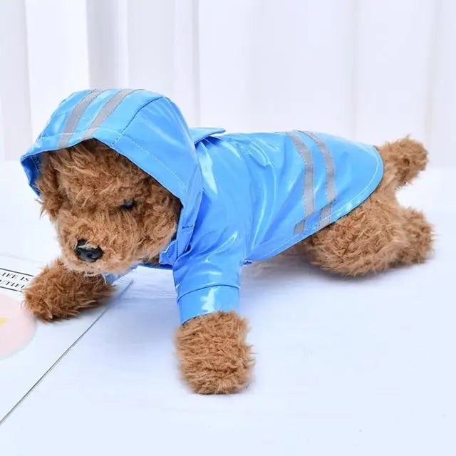 Waterproof Dog Raincoat — Reflective Hooded