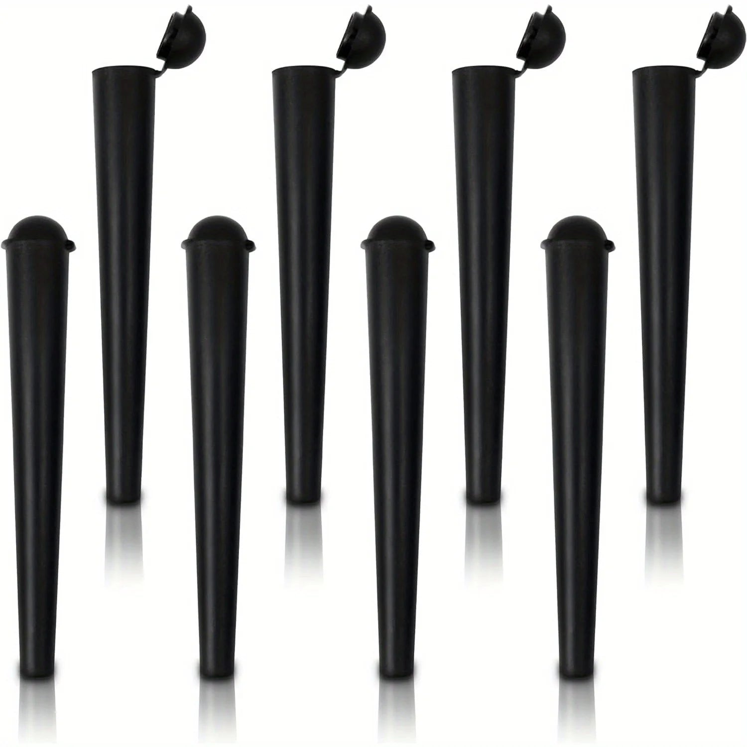 Set 8 Tuburi King Size 120mm cu Capac, Etanșe