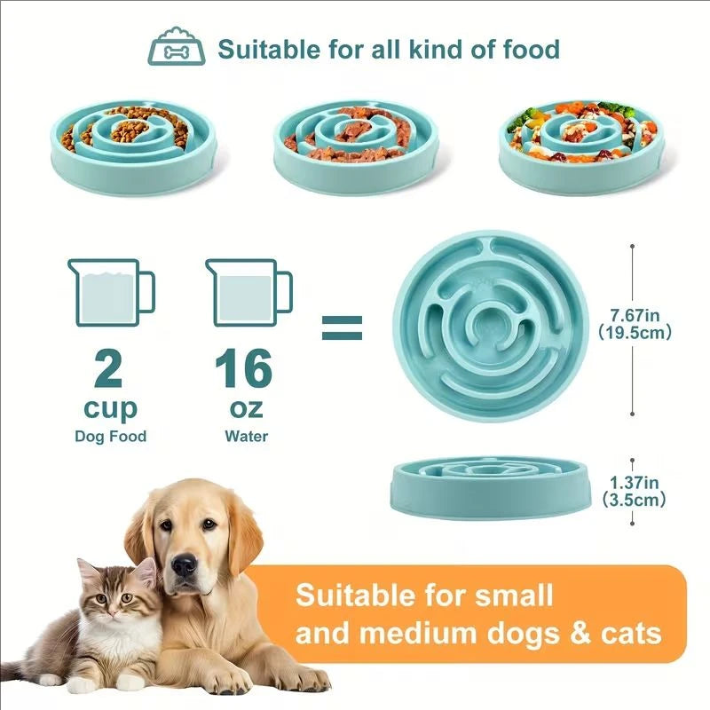 Slow Feeder Dog Bowl — Anti-Bloat & Enrichment