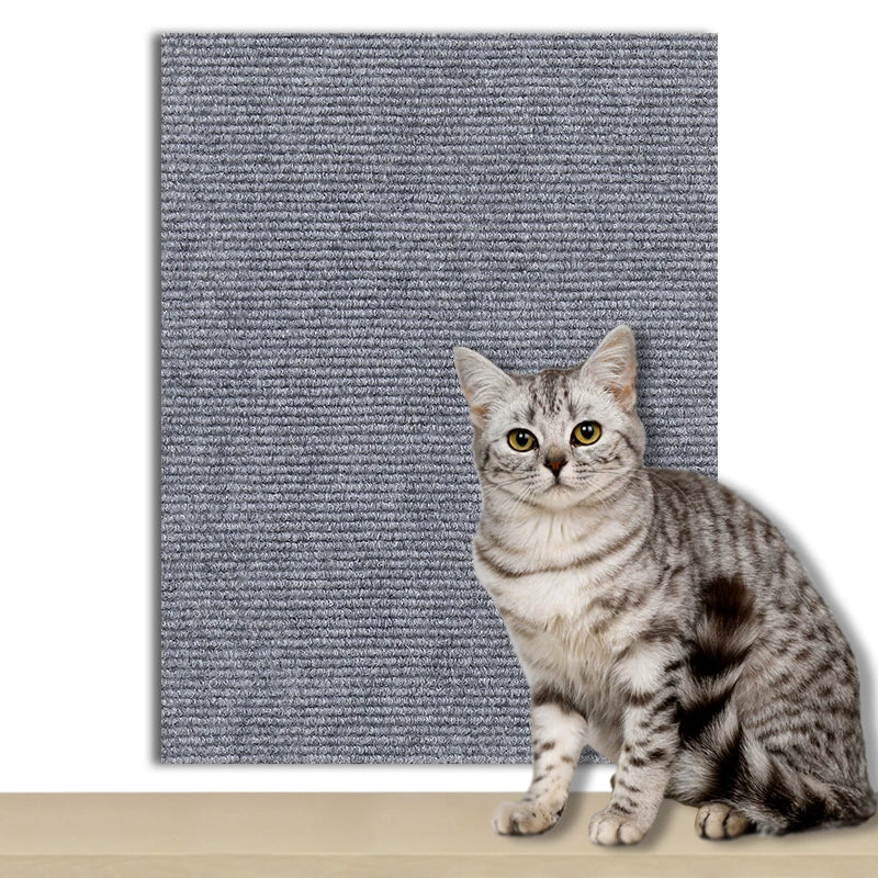 Trimmable Self-Adhesive Carpet Cats Scratch Board Wall Anti Cat Scratch Sofa Diy Cats Scratch Board Sofa Protection Paws Sharpen