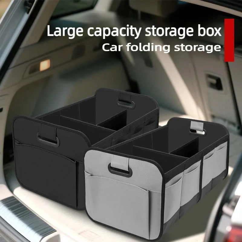 Organizator Pliabil de Portbagaj Auto cu Compartimente