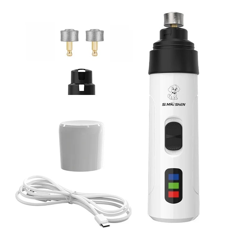 Electric Pet Nail Grinder — USB Rechargeable