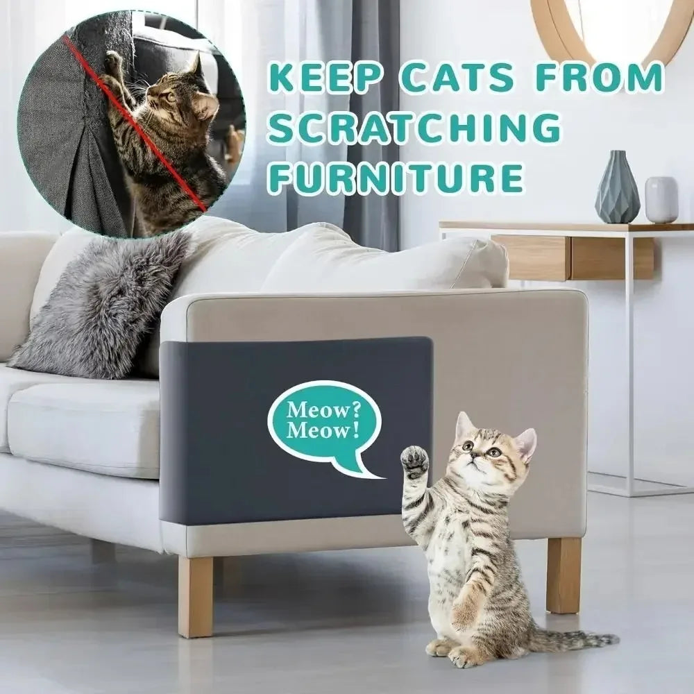 Trimmable Self-Adhesive Carpet Cats Scratch Board Wall Anti Cat Scratch Sofa Diy Cats Scratch Board Sofa Protection Paws Sharpen