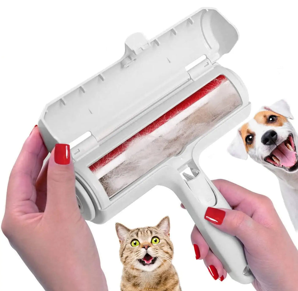 Reusable Pet Hair Remover Roller — Self-Cleaning