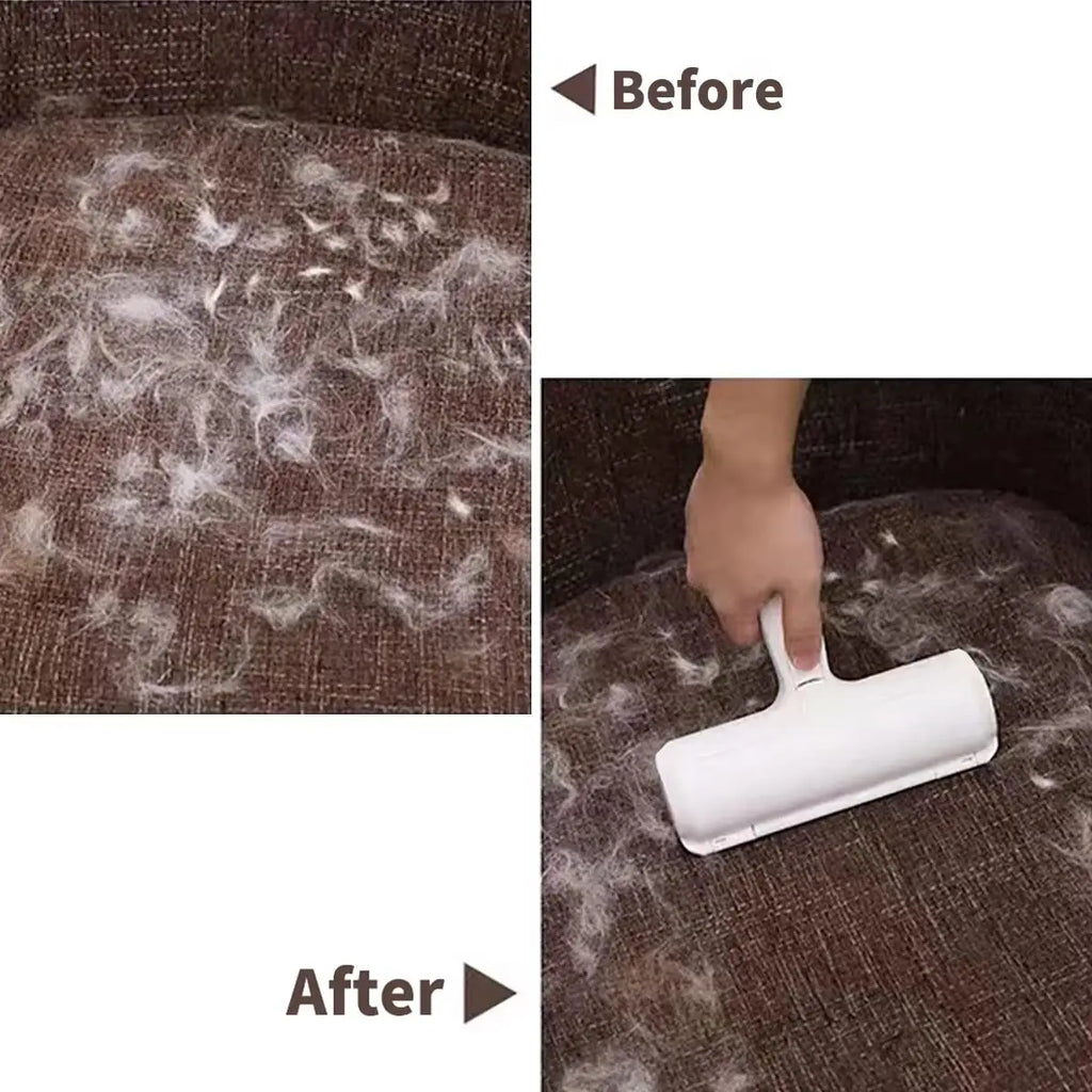 Reusable Pet Hair Remover Roller — Self-Cleaning