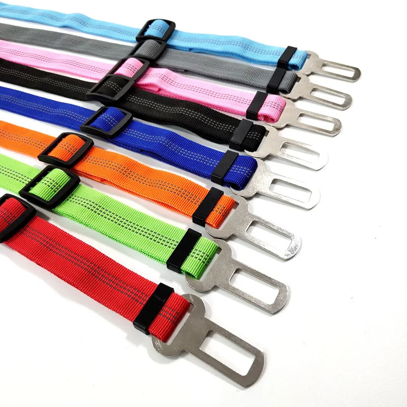 Adjustable Dog Car Seat Belt — Safety Harness