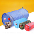 Collapsible Cat Tunnel Toy — 2-Hole Crinkle